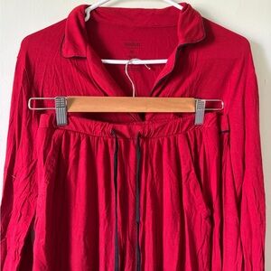 Auden Red Pajama Pants Set